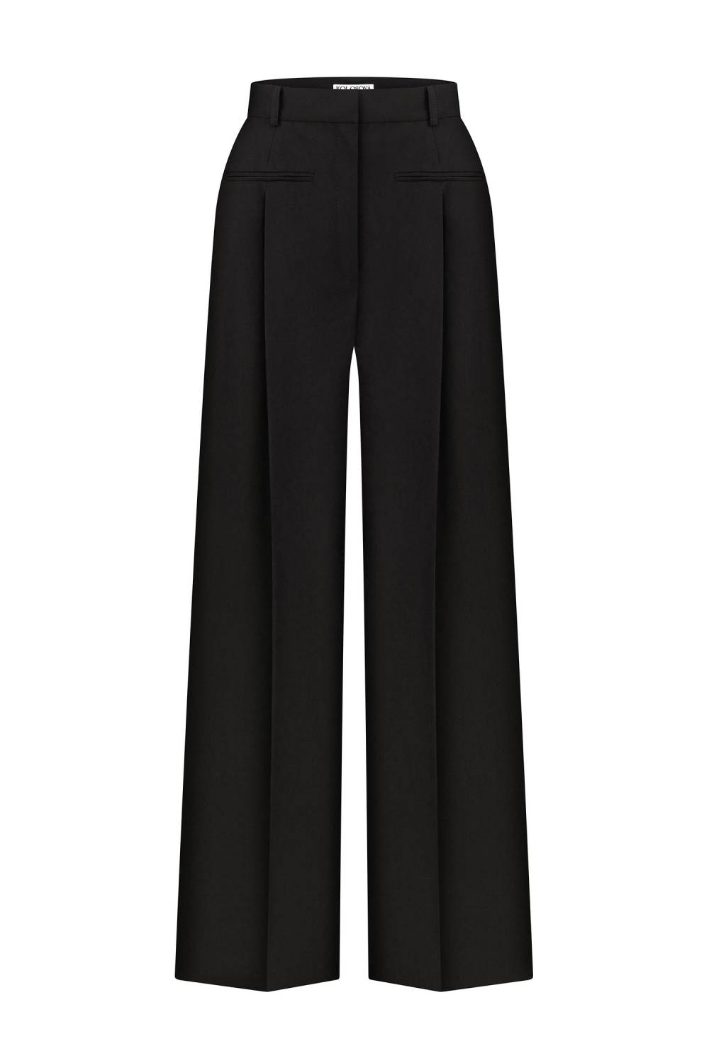 Black palazzo trousers 1