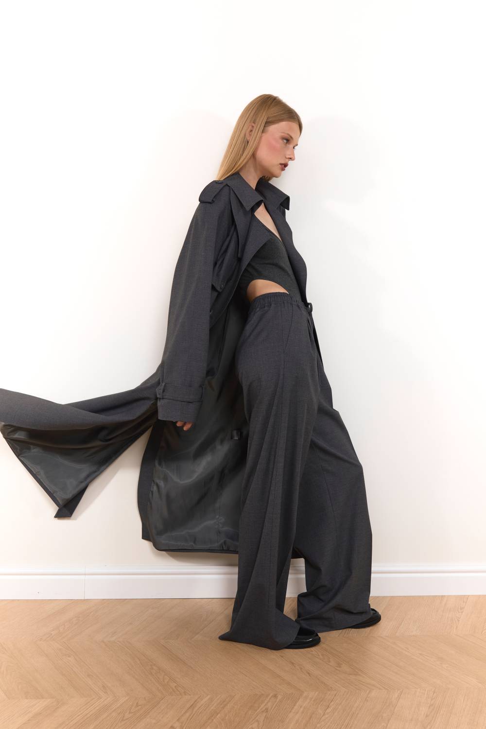 Elasticated Waist Palazzo Trousers2