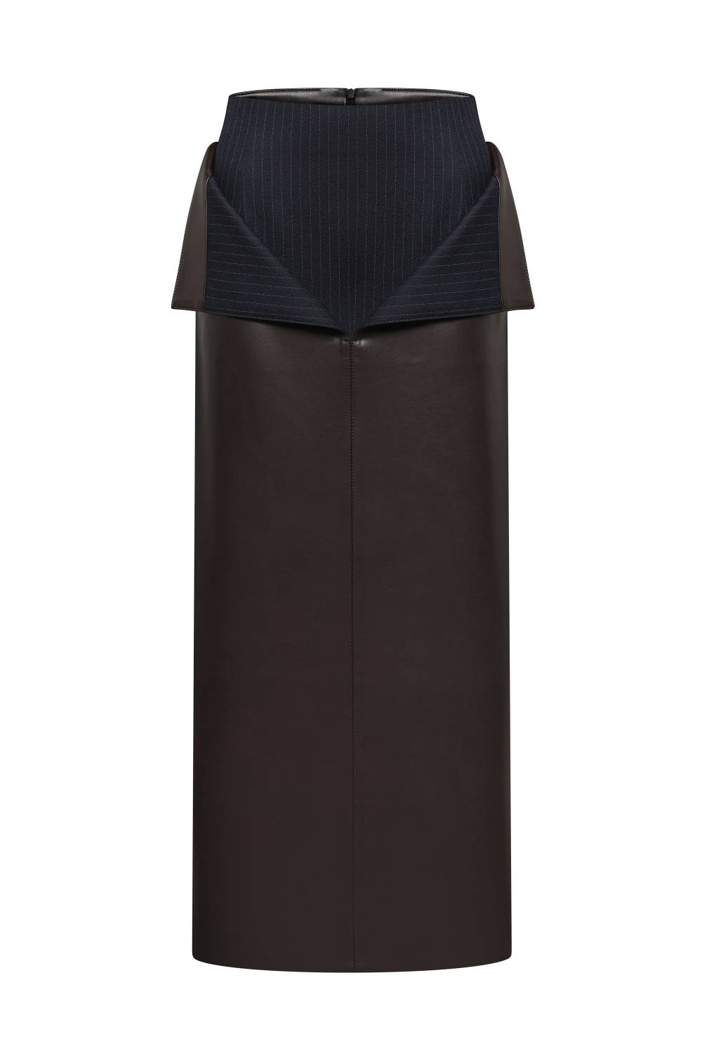 Midi Skirt with Contrast Inset 2