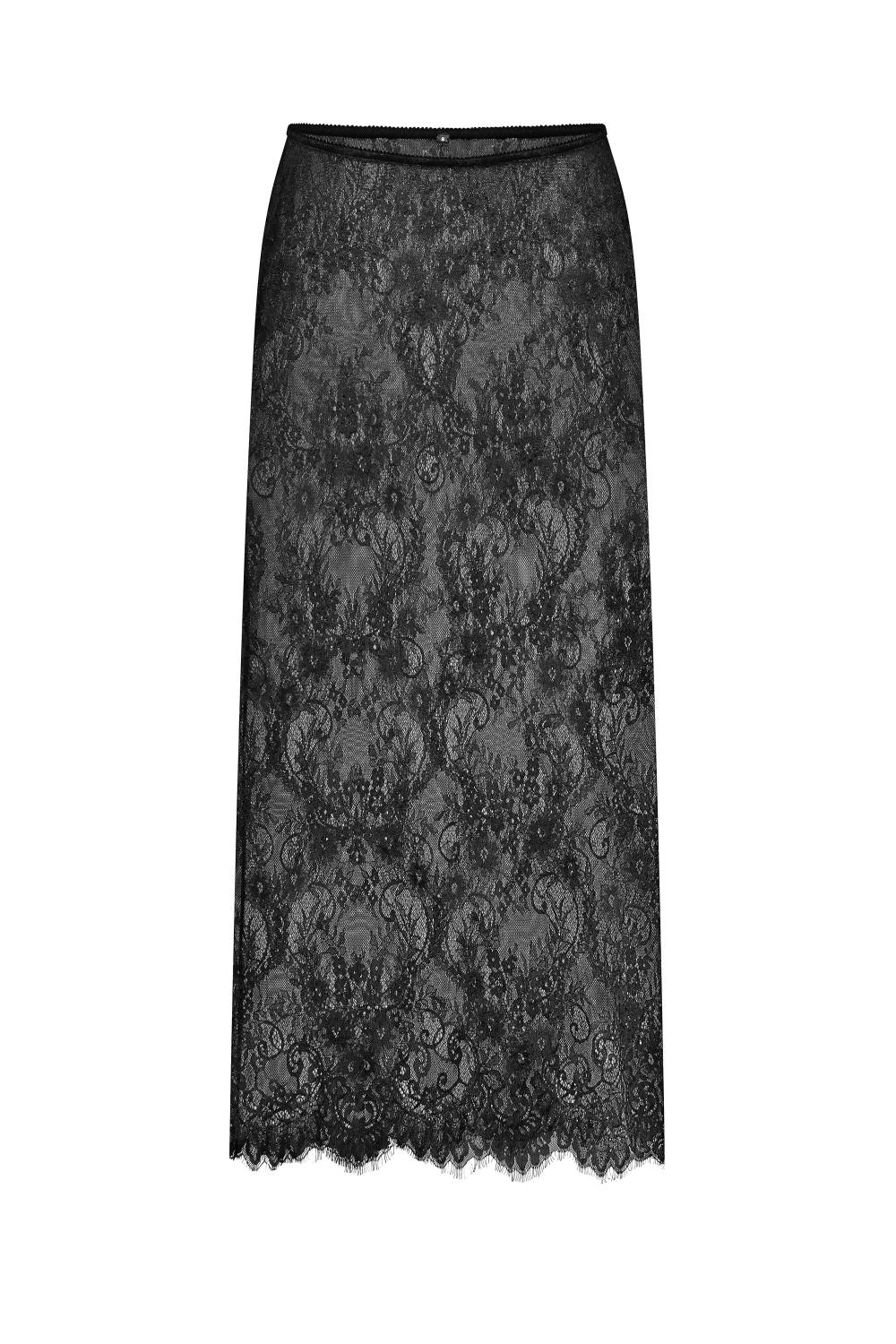 Black Lace Skirt