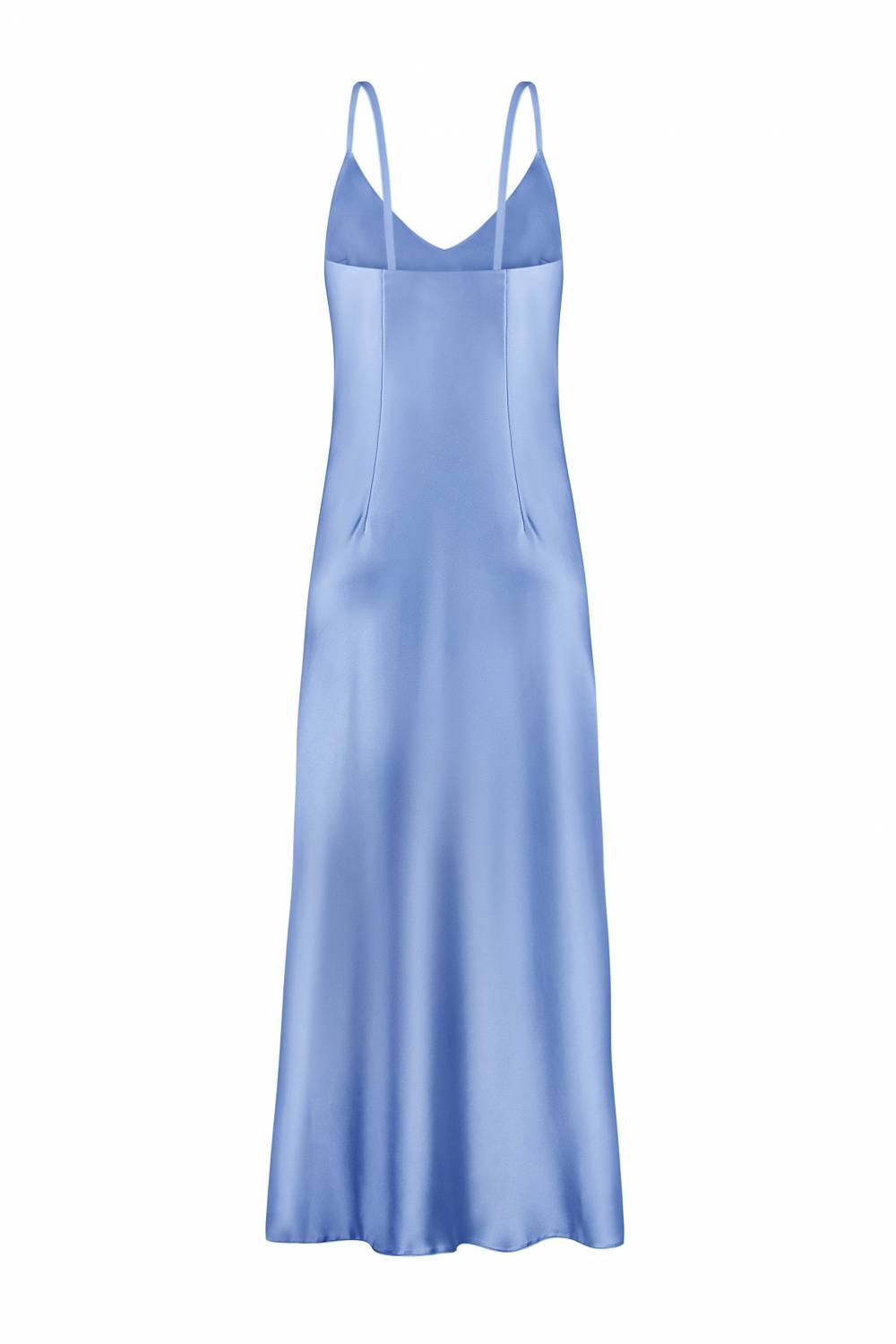 Blue slip dress4