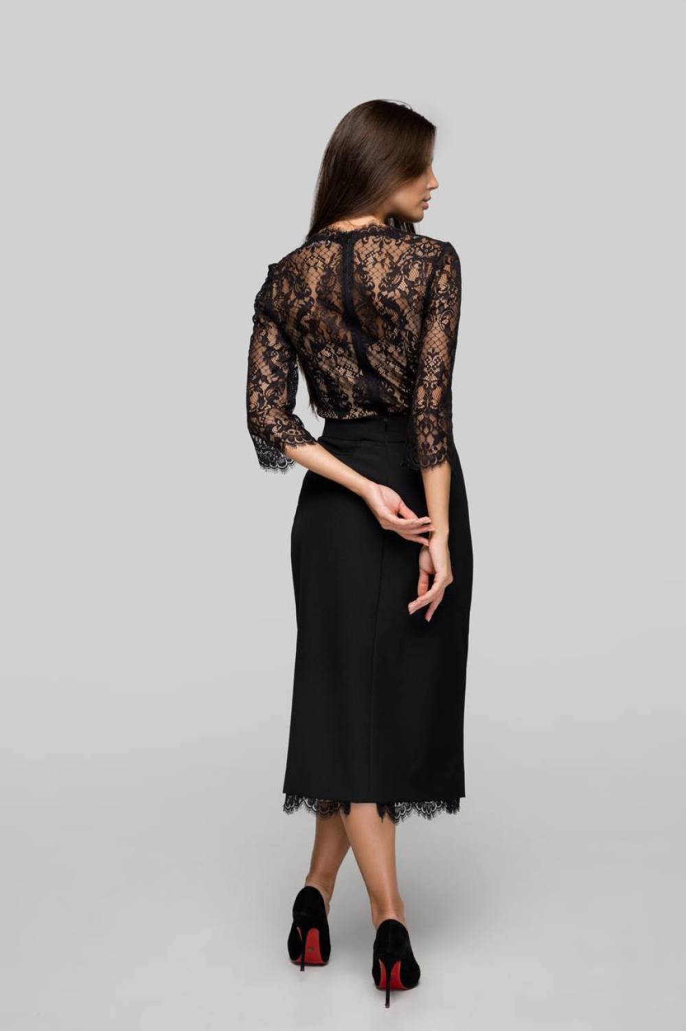 Lace dress midi3