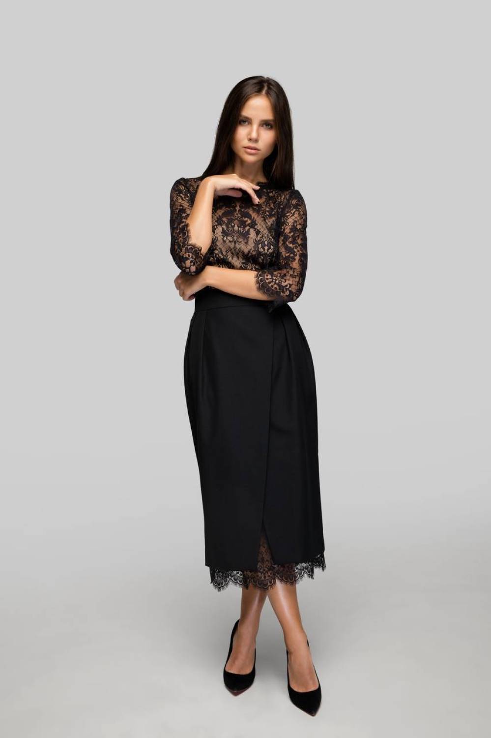 Lace dress midi4