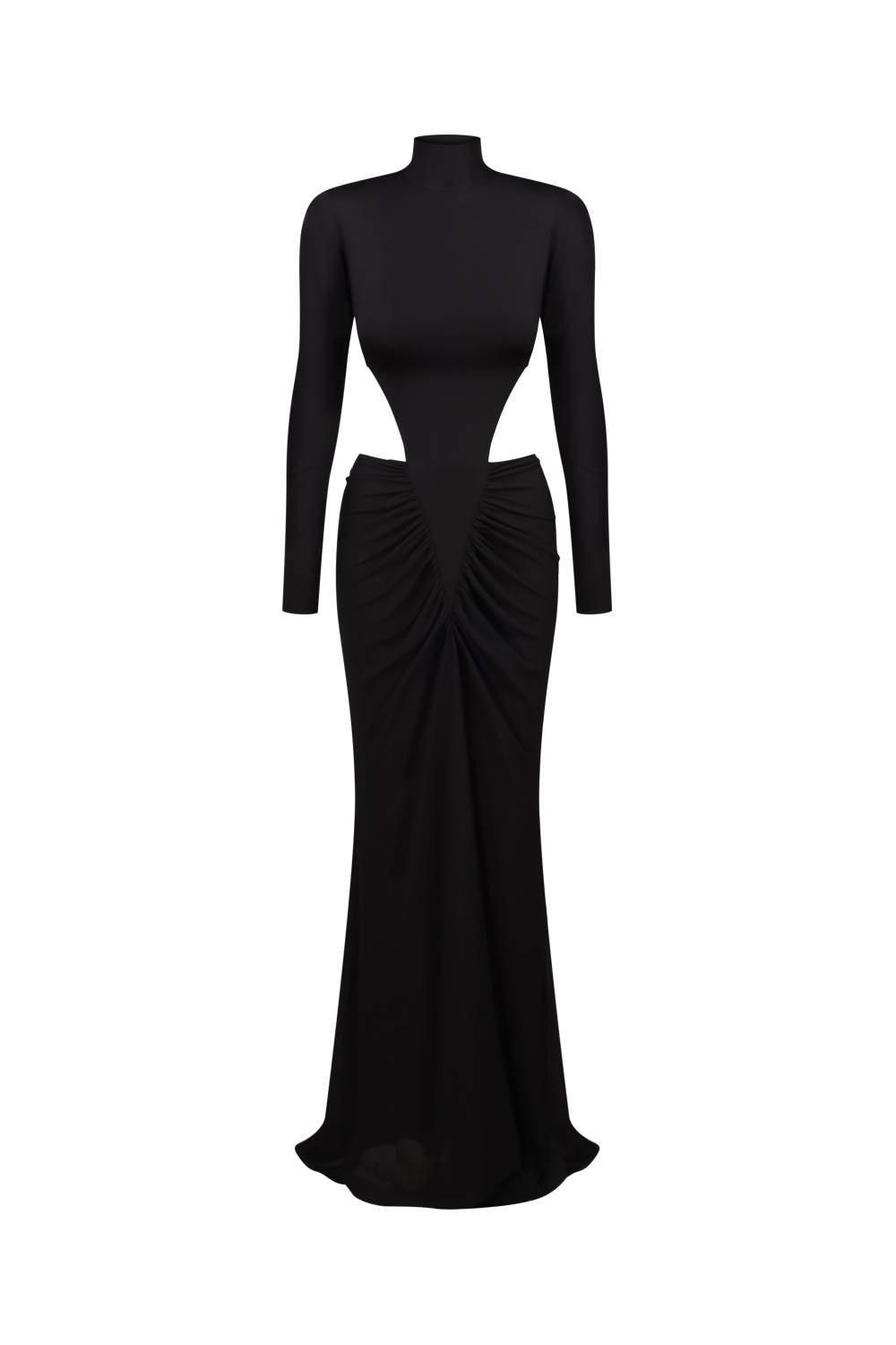 MAXI DRESS WITH LONG SLEEVES