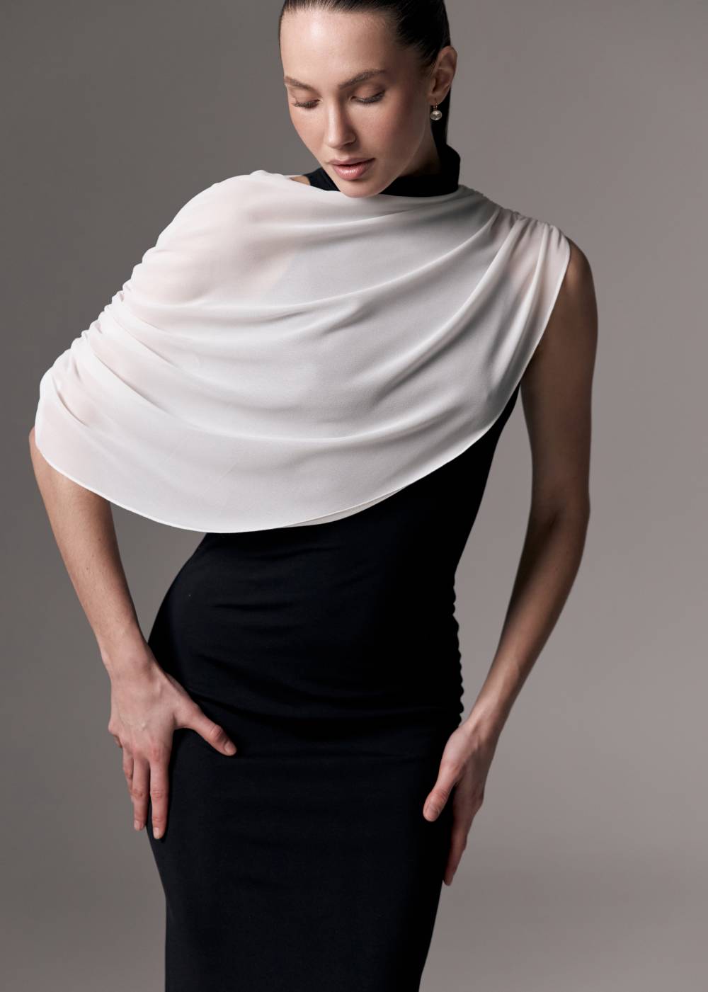 MILK ASYMMETRICAL CAPE3