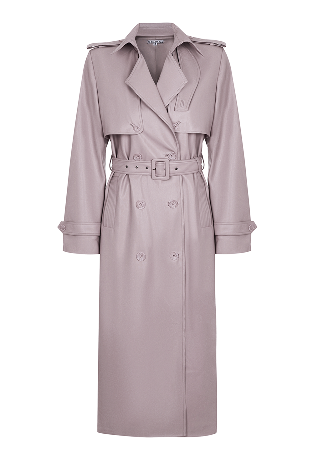 Powdery trench coat  2