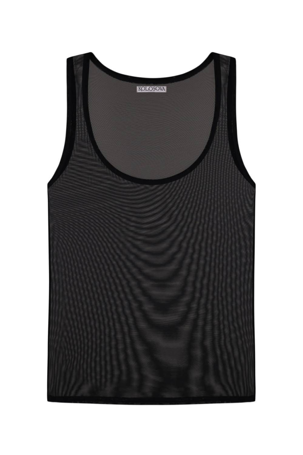 BLACK MESH T-SHIRT 1