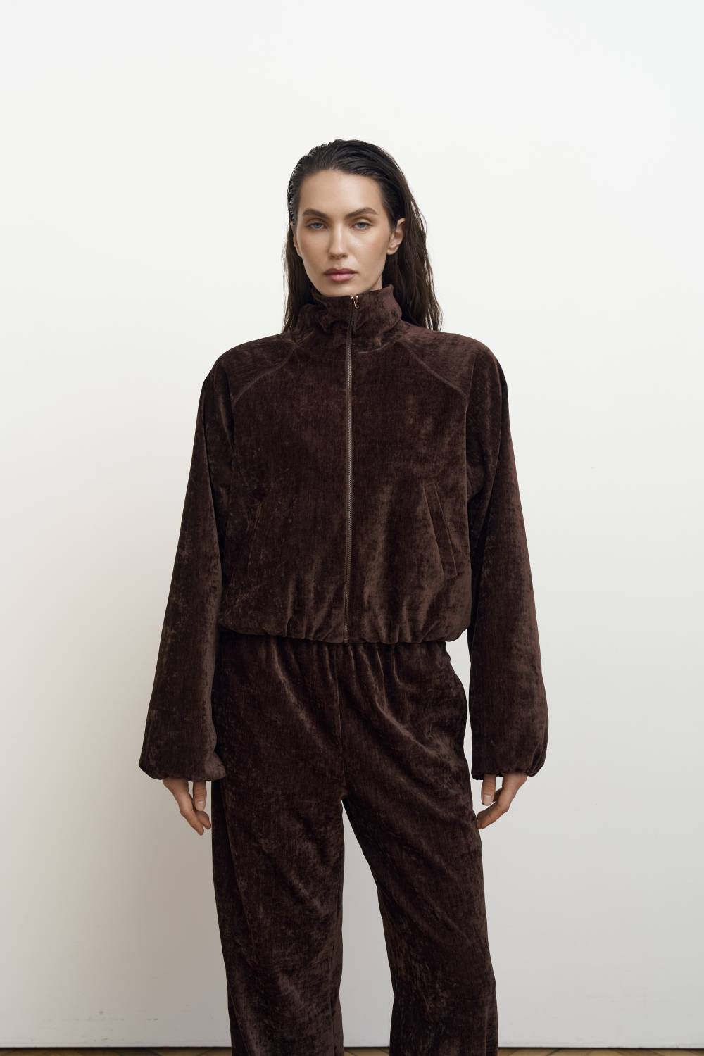 Velvet bomber jacket6