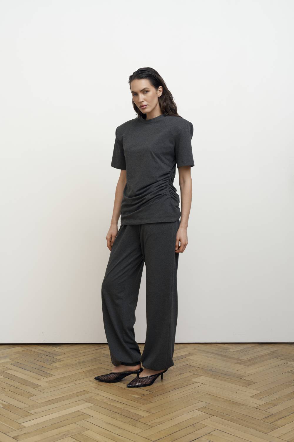 Graphite knit trousers2