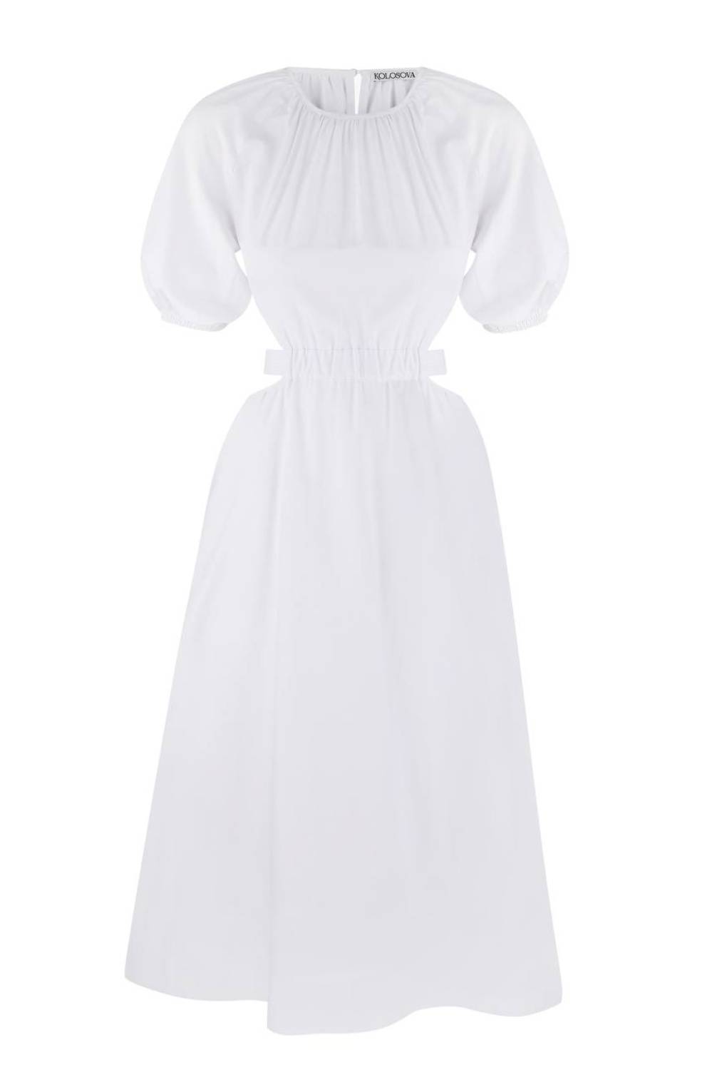 Dress with an open back 2