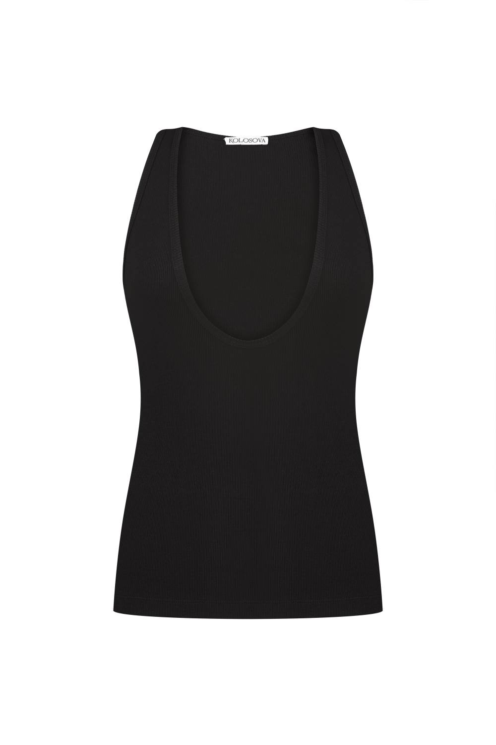 Black tank top