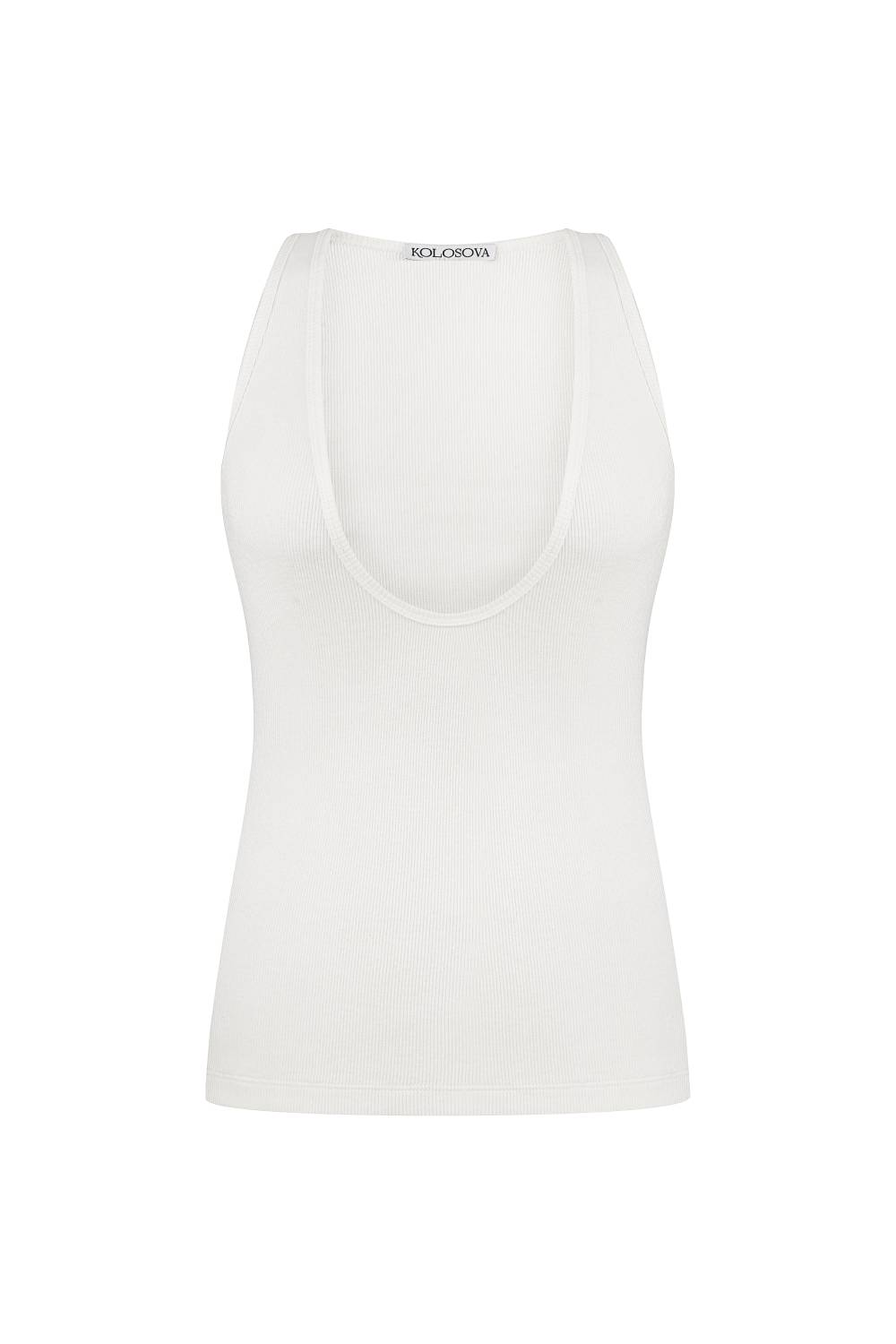 White tank top