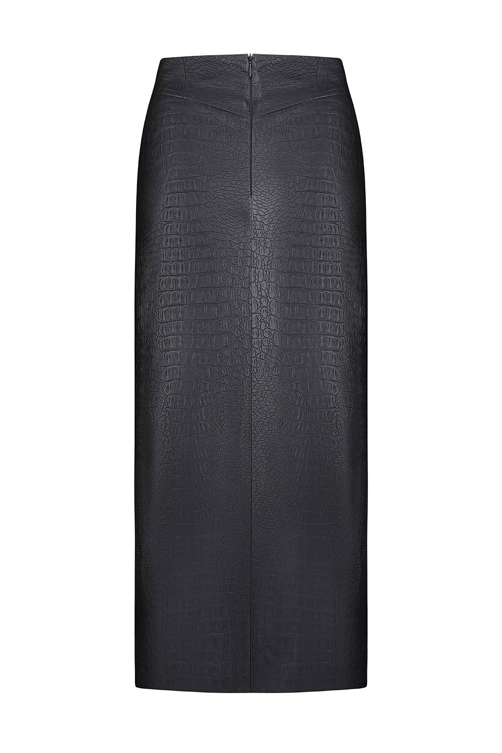 TEXTURED MIDI SKIRT 1