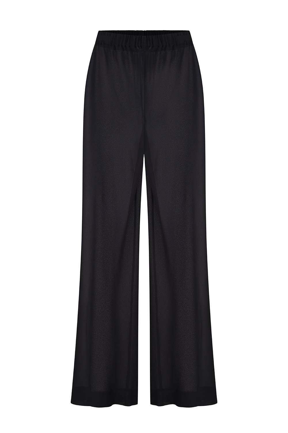 BLACK CHIFFON TROUSERS5
