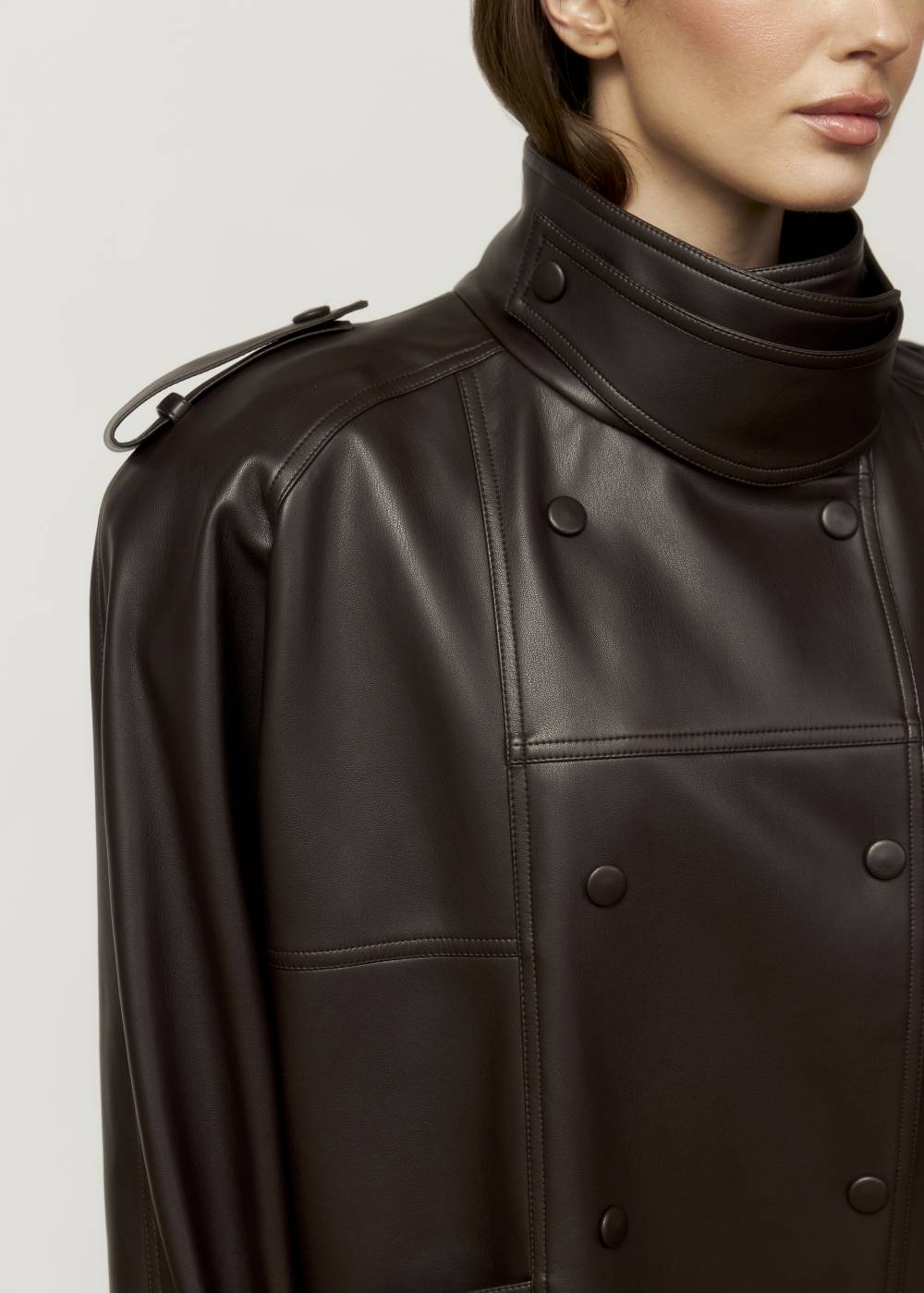 CHOCOLATE DOUBLE-BREASTED JACKET6