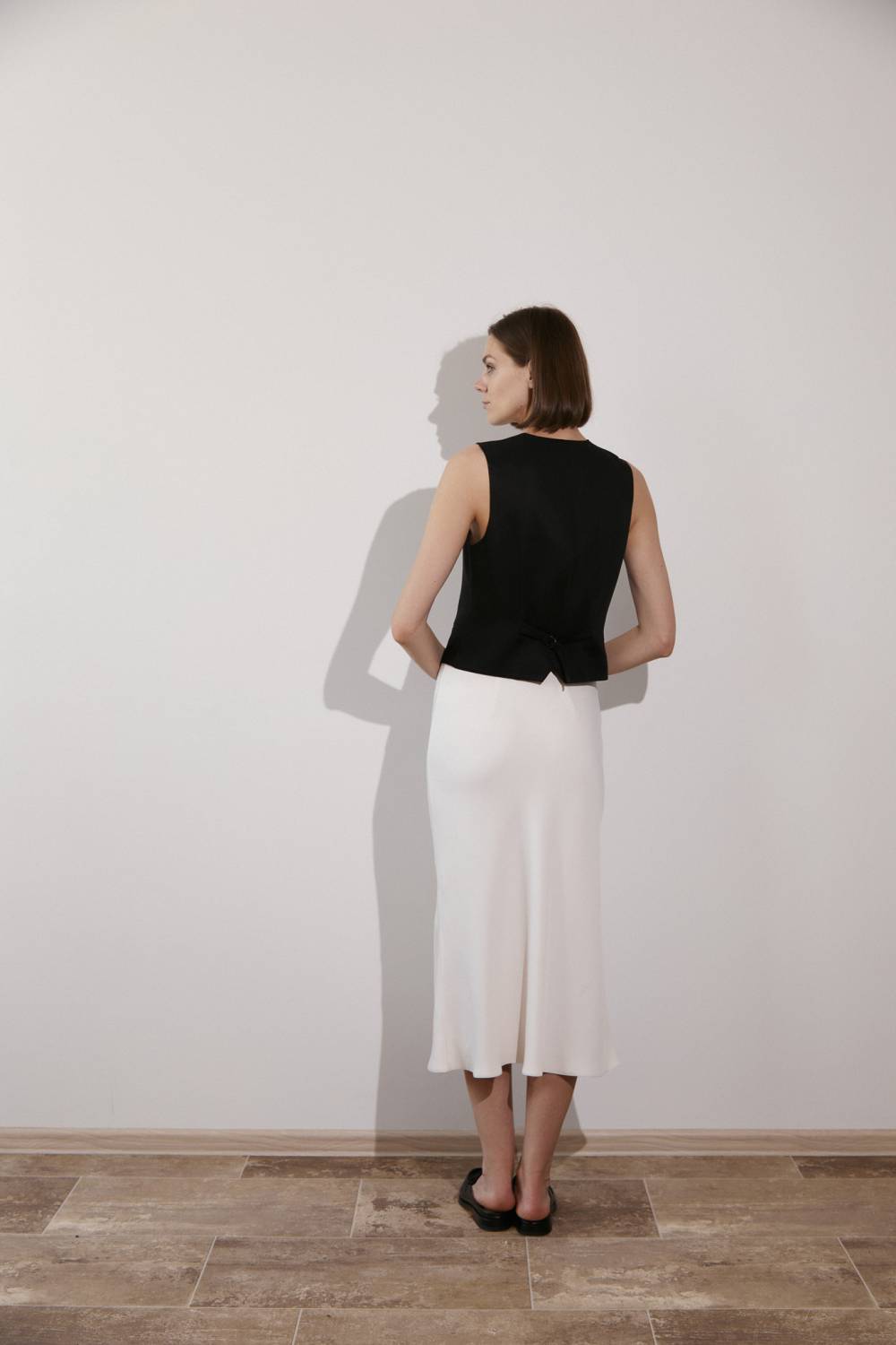 Milky midi skirt5
