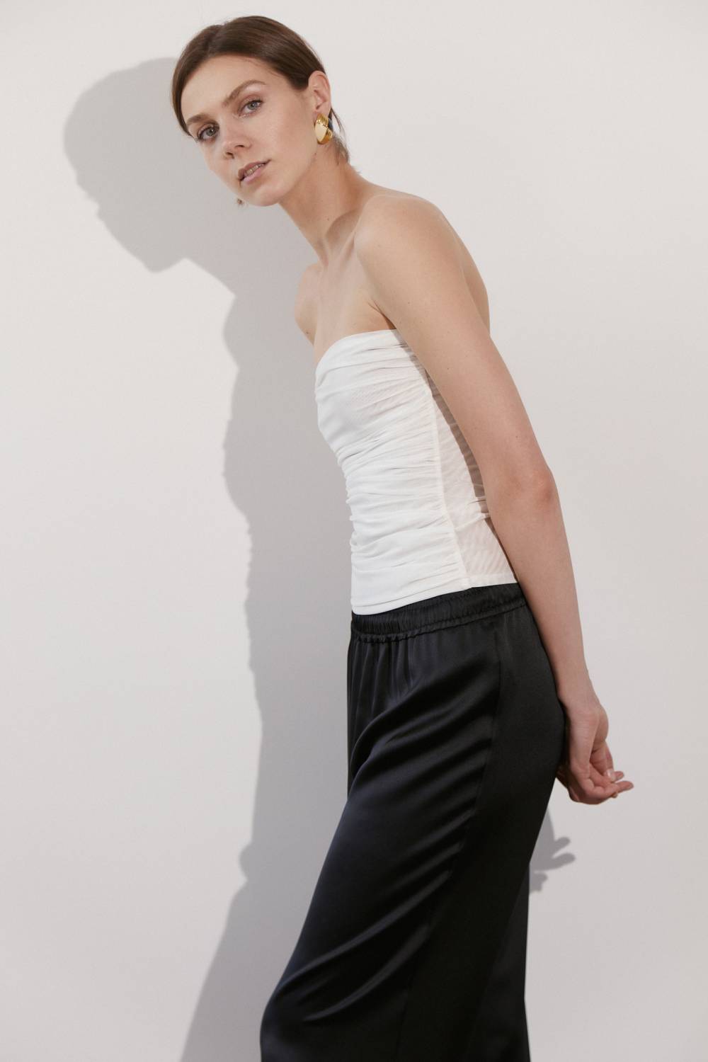 Bandeau top with mesh2