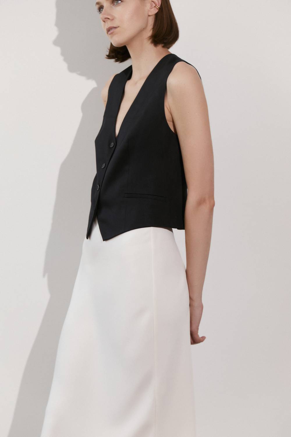 Milky midi skirt4
