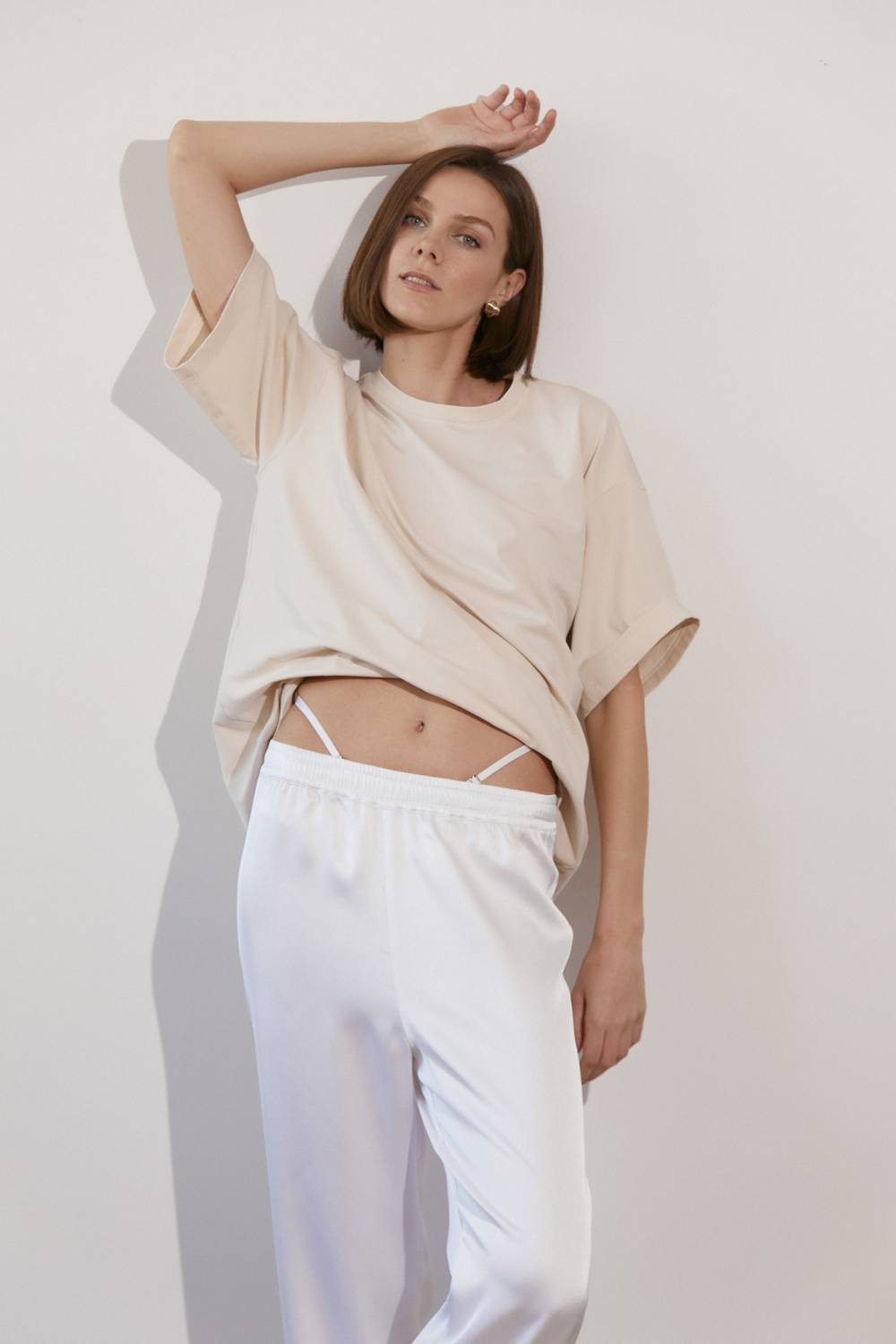Satin pants1