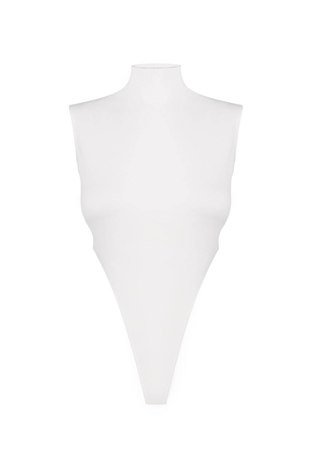 MILKY BODYSUIT WITH HIGH NECKLINES 1