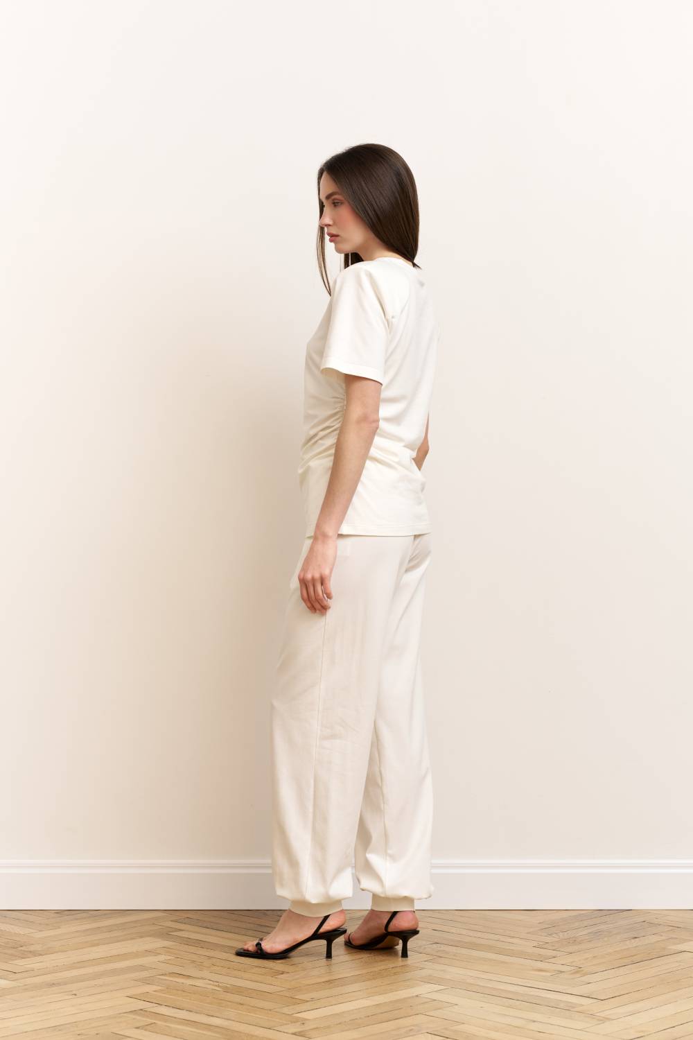 Milk draped T-shirt2