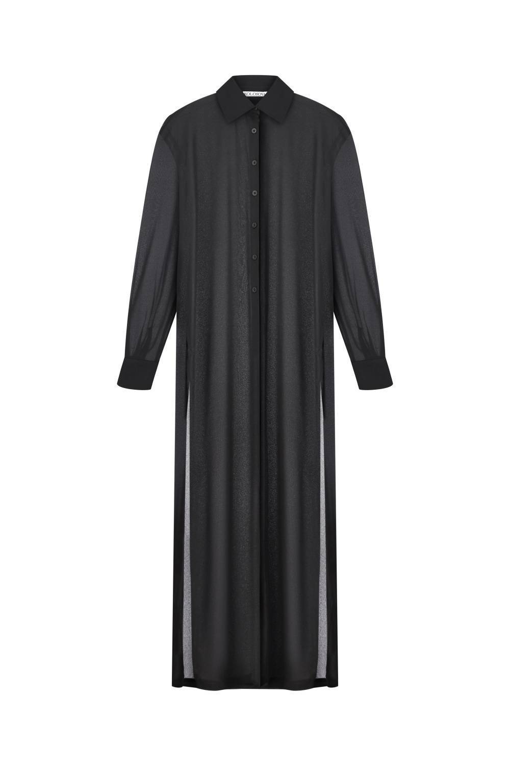 LONG CHIFFON SHIRT