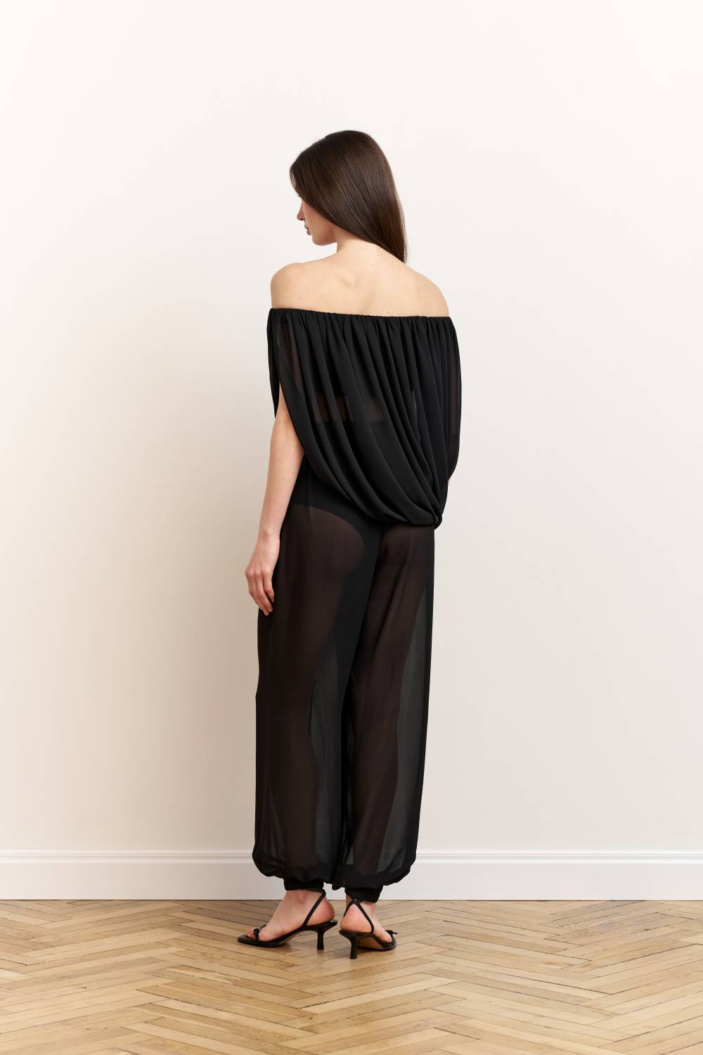 Black draped top7