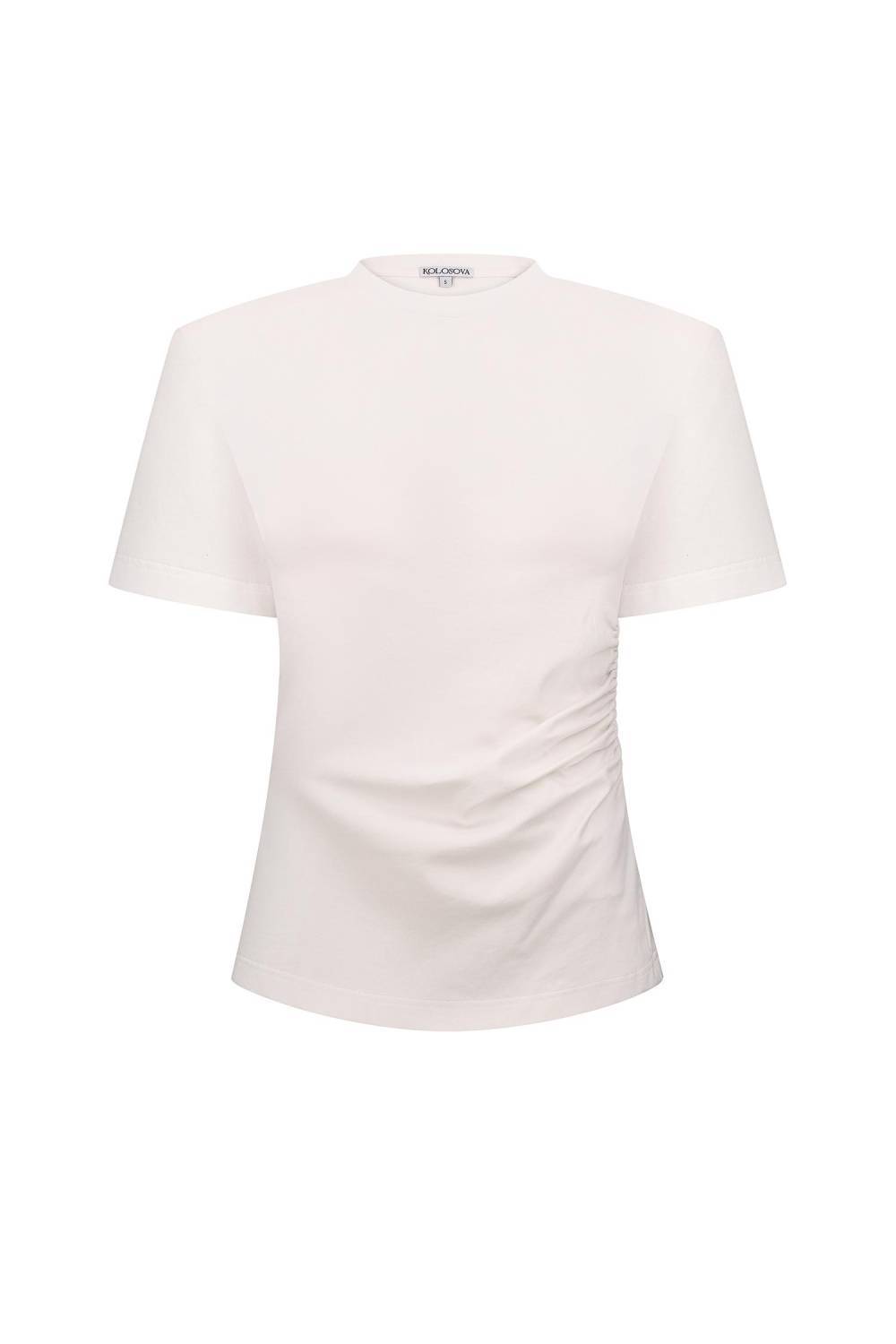 Milk draped T-shirt 2