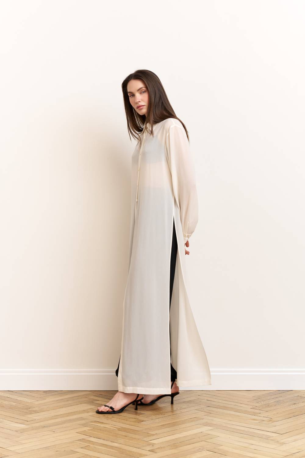 MILKY LONG CHIFFON SHIRT4