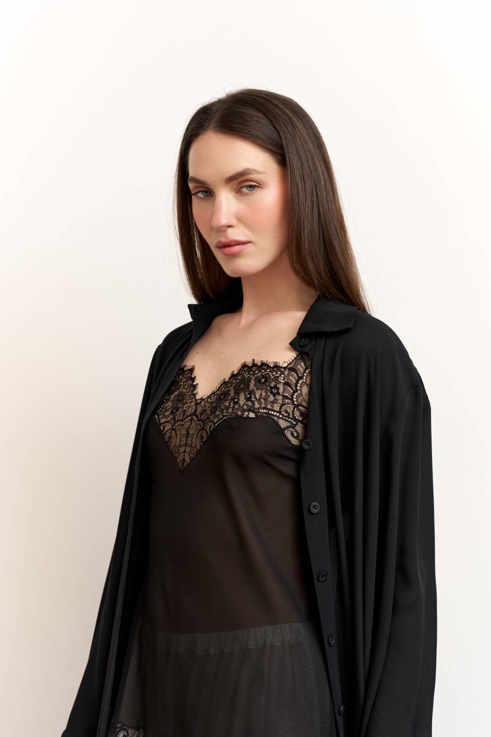 LONG CHIFFON SHIRT3
