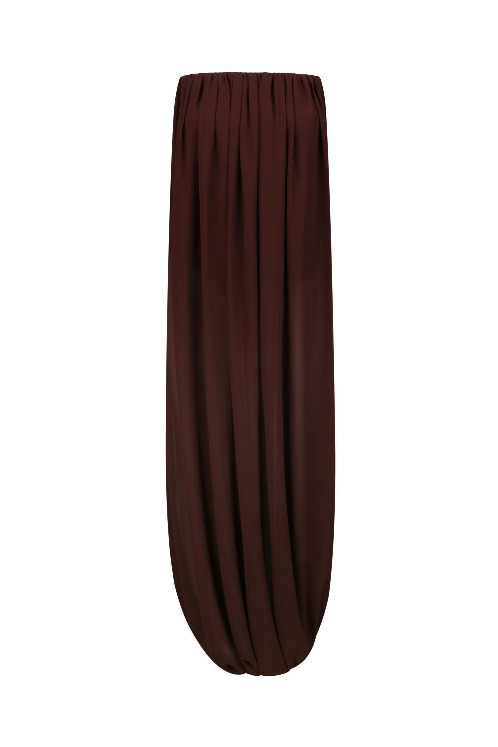Brown draped bodysuit dress 2