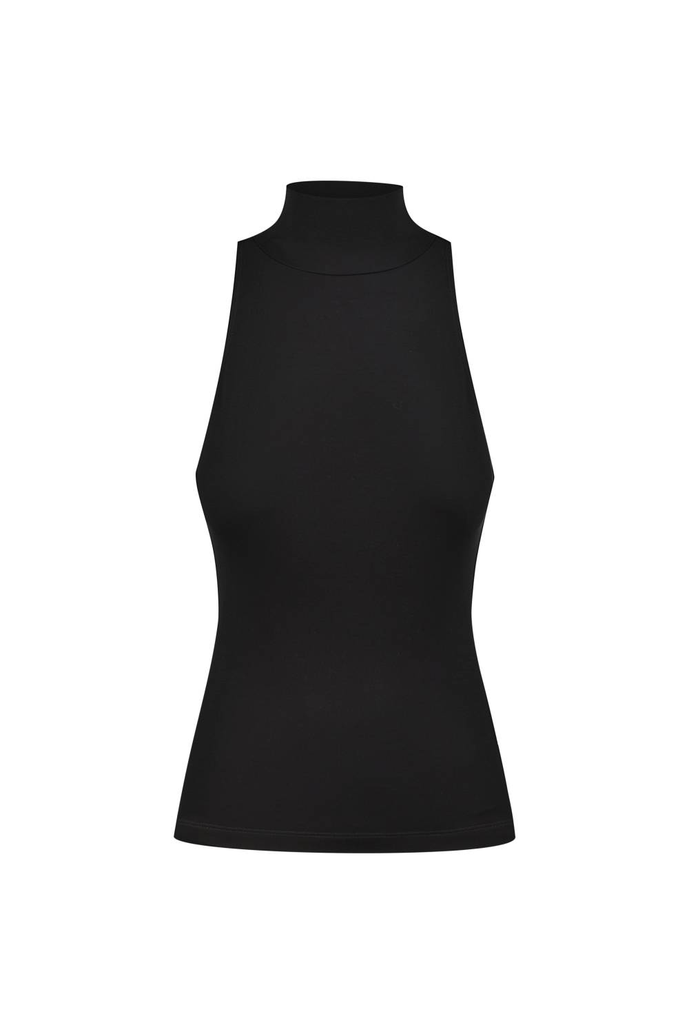 Black halter neck top 2