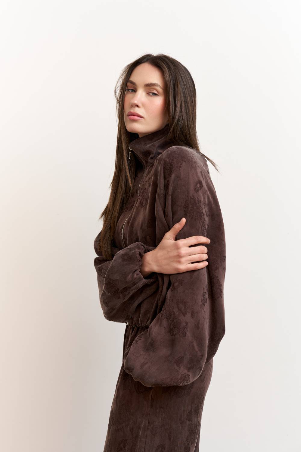 Brown bomber jacket5