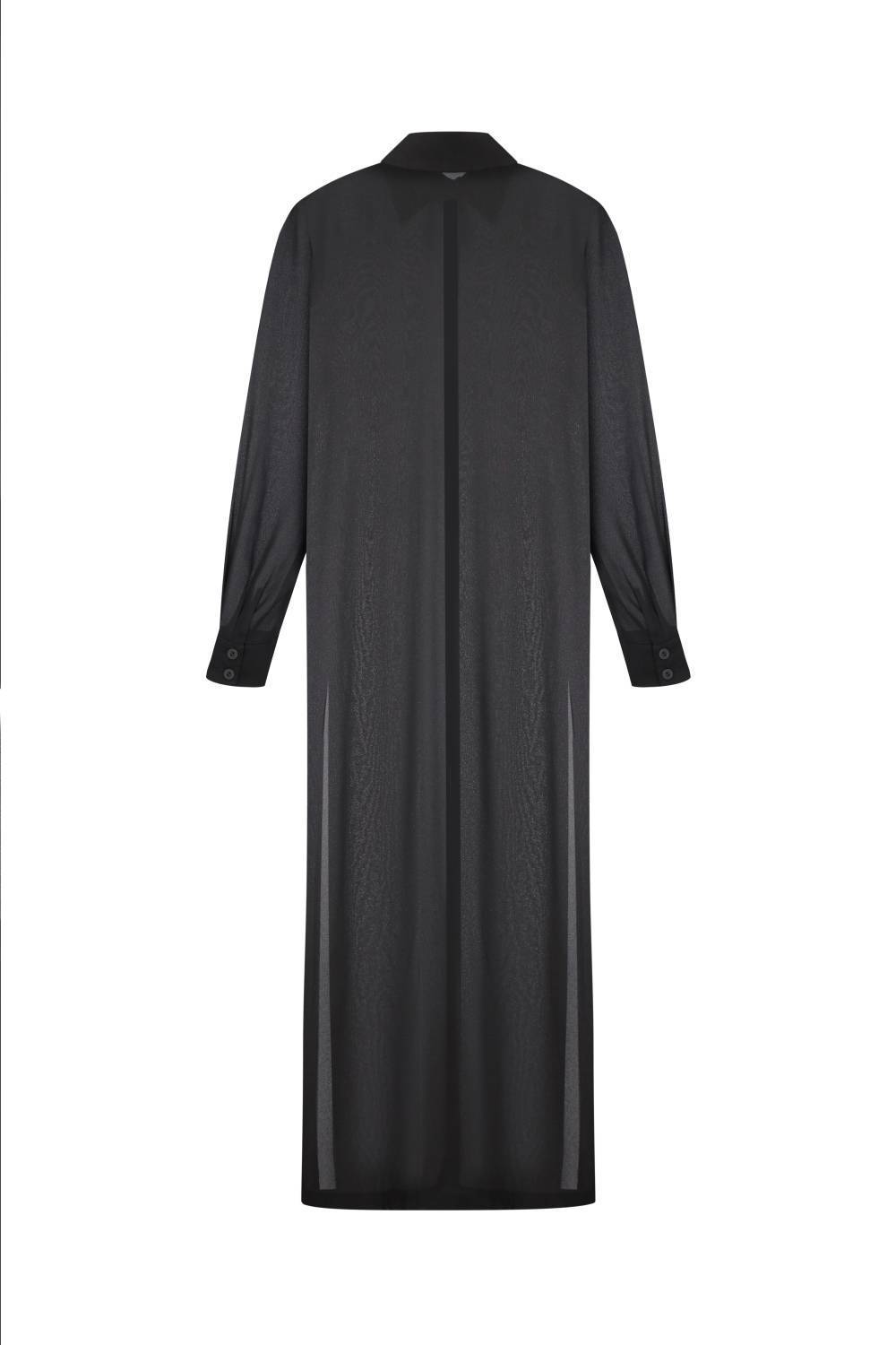 LONG CHIFFON SHIRT12