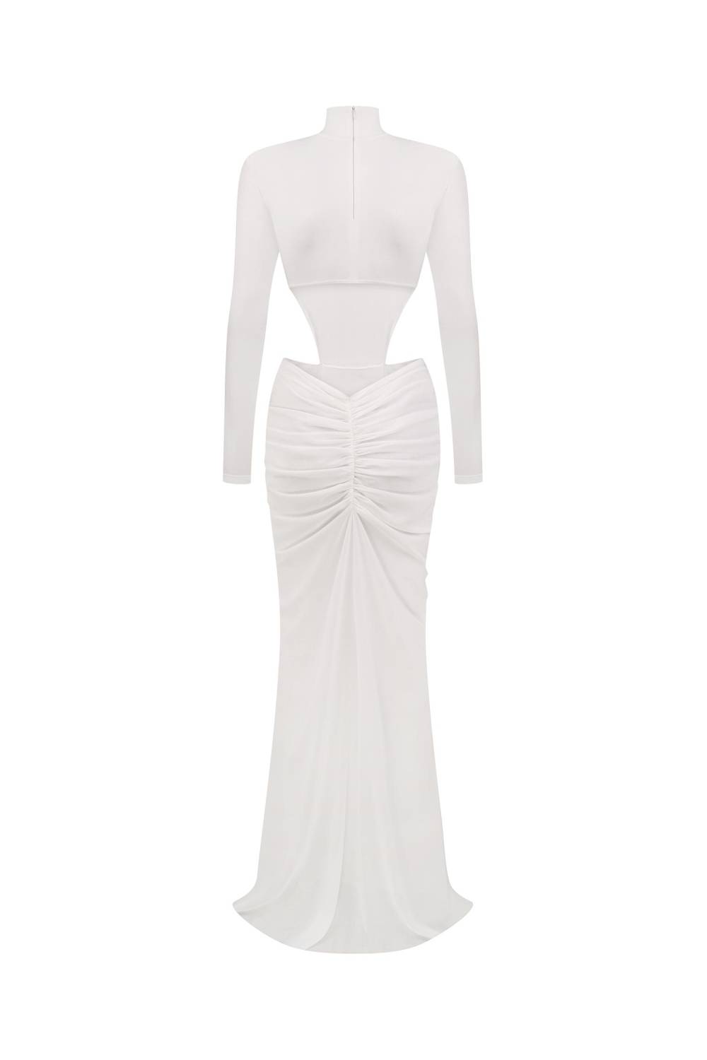 MILK MAXI DRESS WITH LONG SLEEVES8