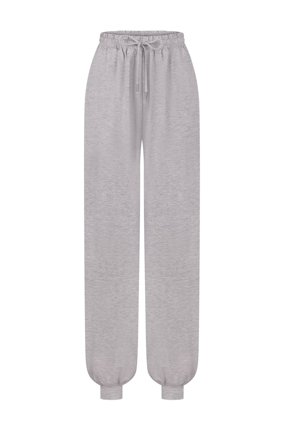 Light grey knit trousers