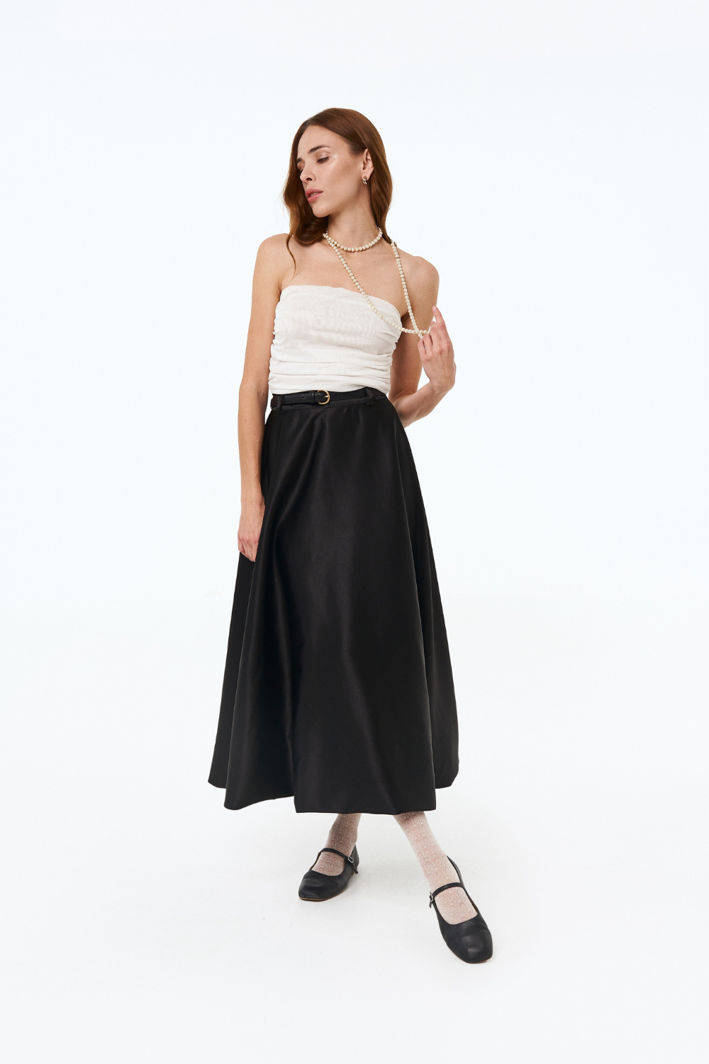 Black balloon skirt4