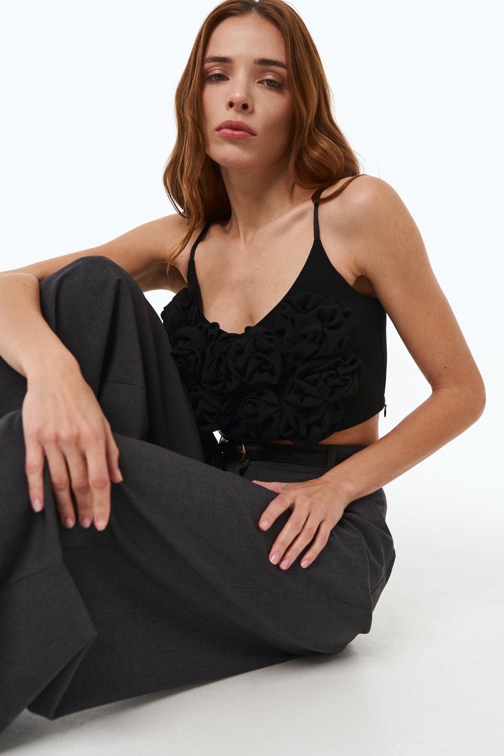 Black top with flowers5