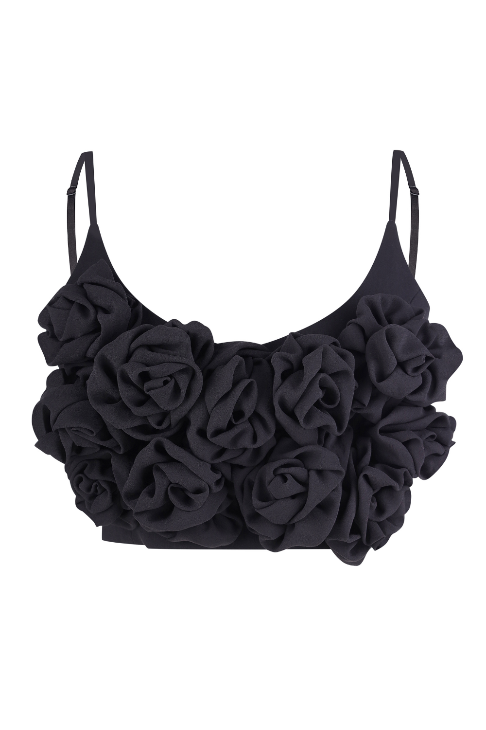 Black top with flowers