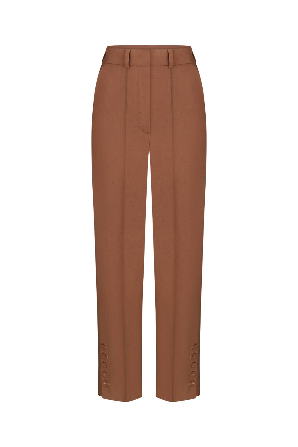 Tapered camel trousers 2