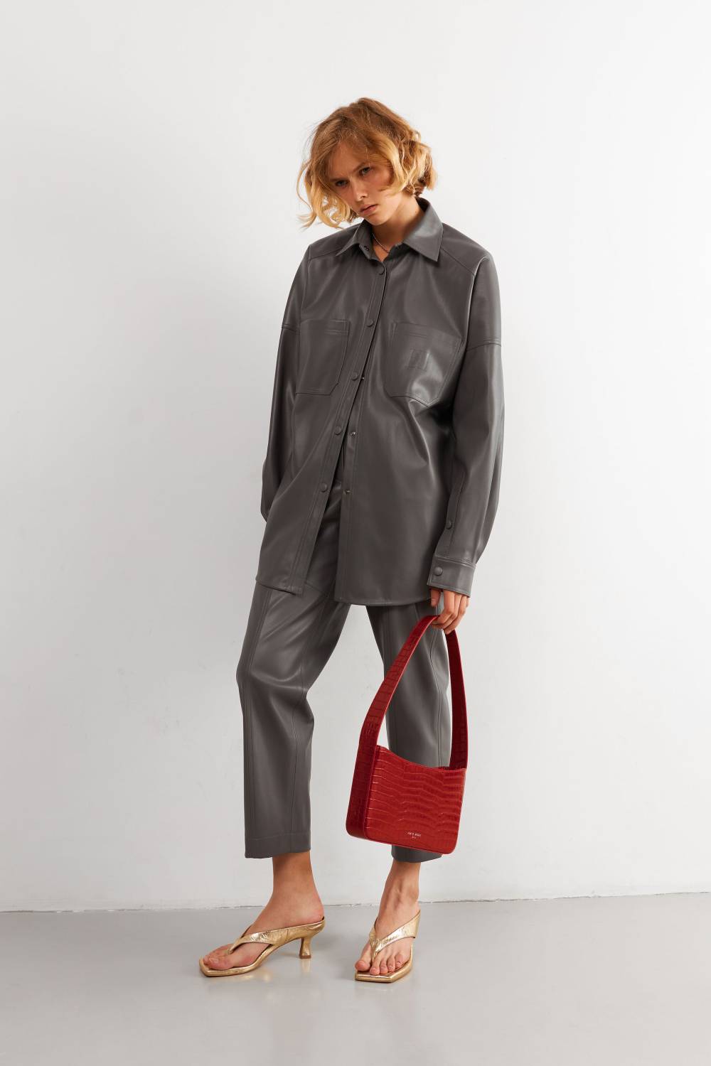 Gray banana trousers 2