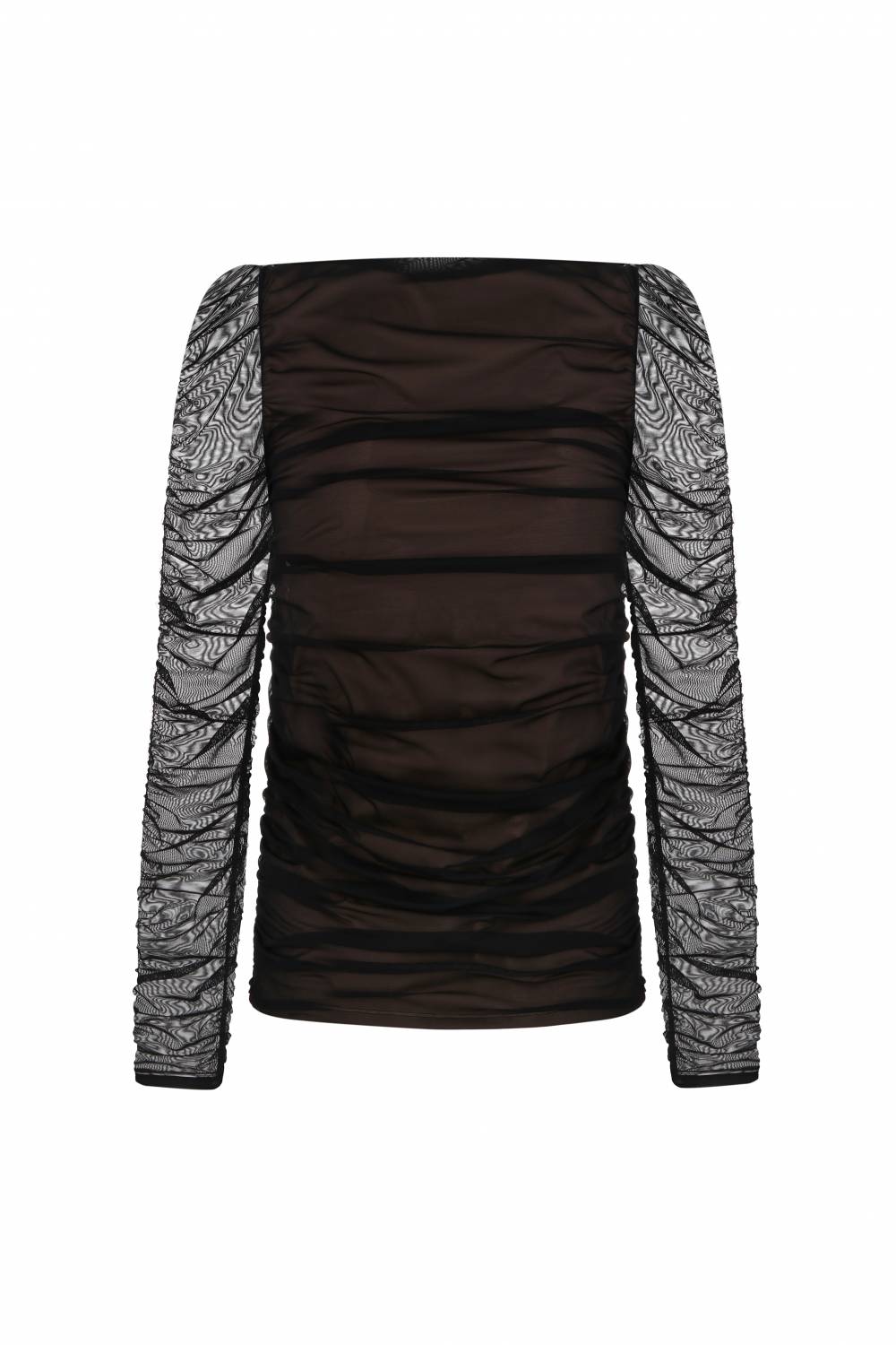 Black longsleeve with drape 6