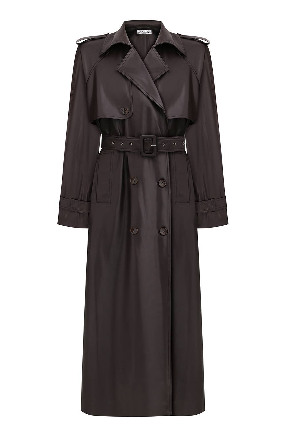 Brown trench coat  1