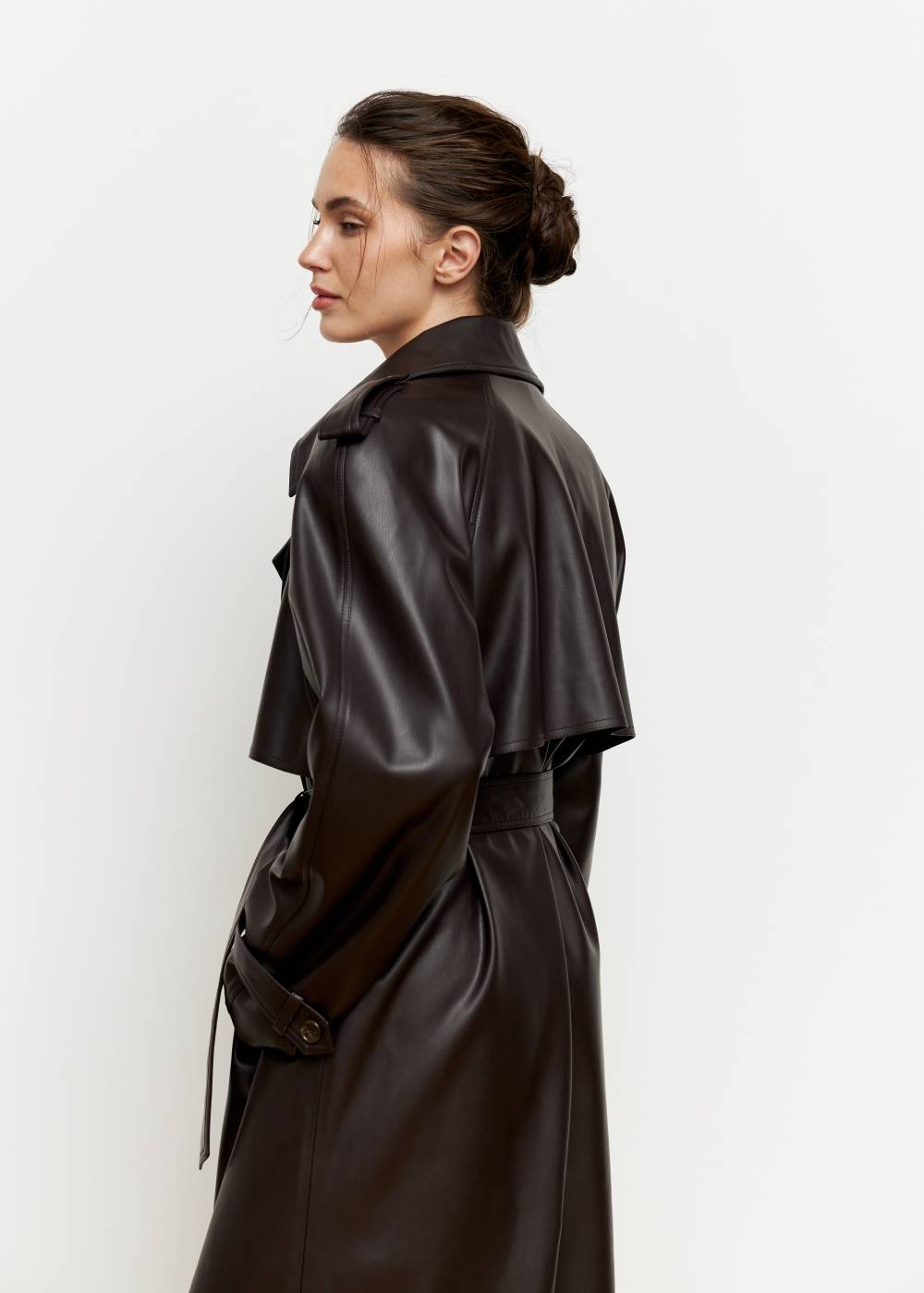 Brown trench coat 2