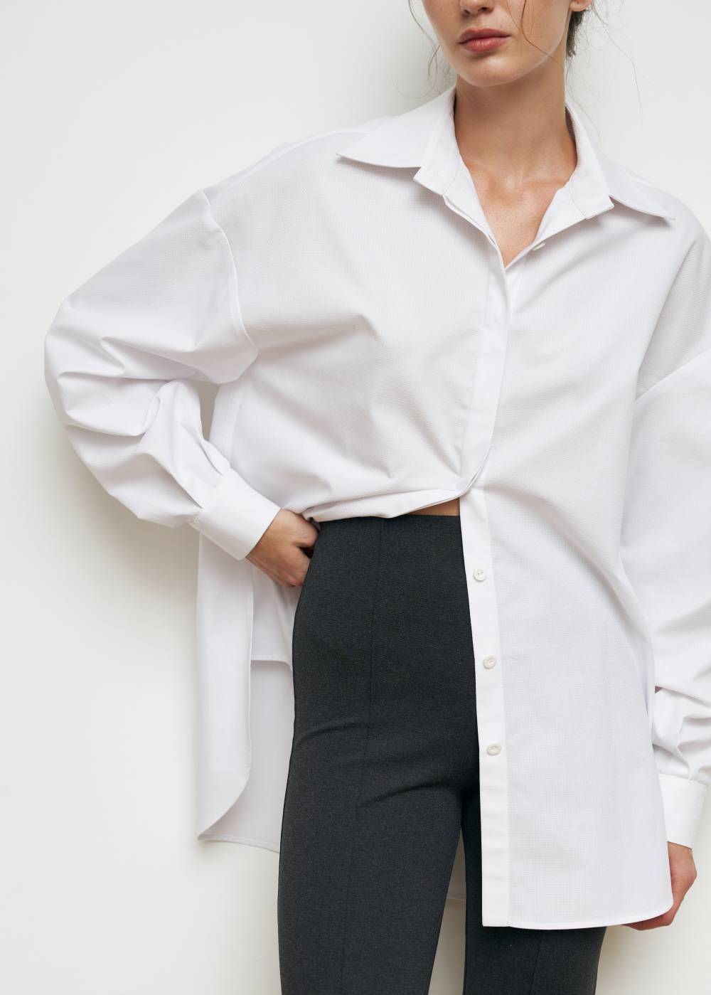 HIGH RISE GRAPHITE TROUSERS3