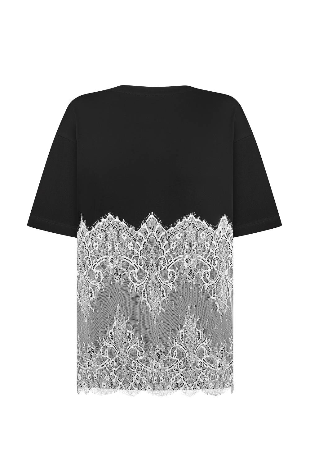 T-shirt with lace inserts5