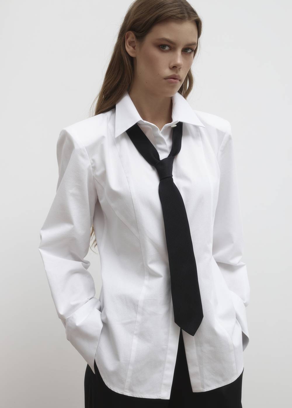 SHIRT WITH WIDE SHOULDER LINE 1