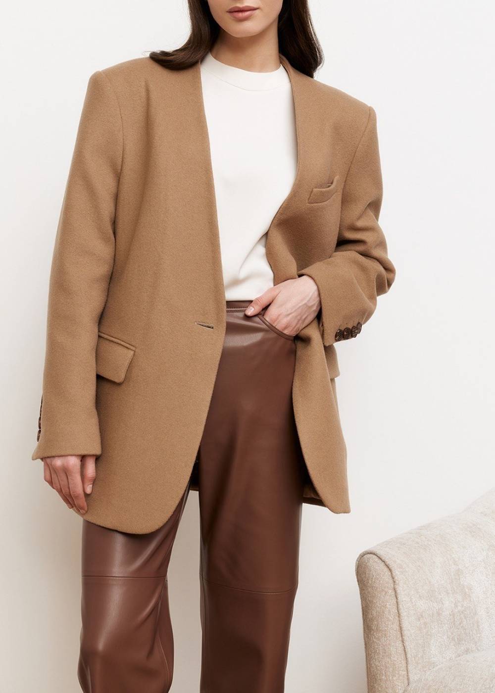 BROWN PANTS TAPERED2
